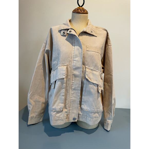 Wild Fable womens tan light canvas style jacket size XS - Picture 1 of 10